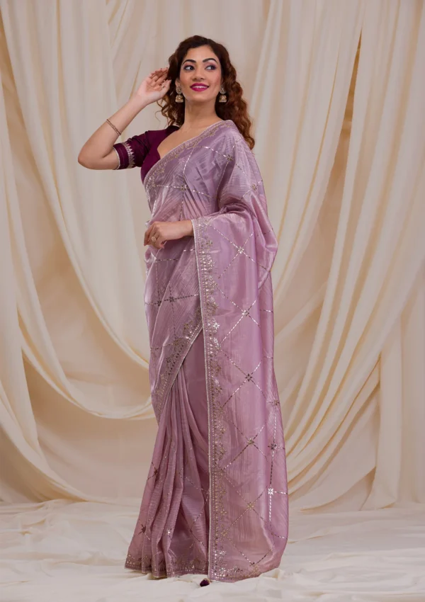 Soft silk saree - Image 4