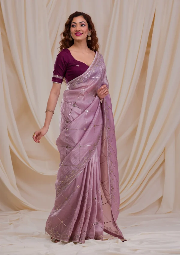 Soft silk saree - Image 3