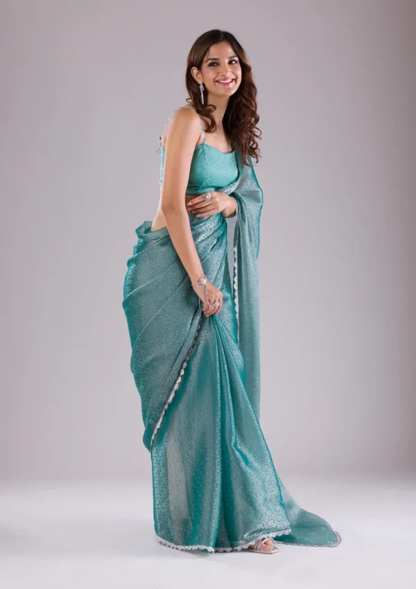 Soft silk saree - Image 5