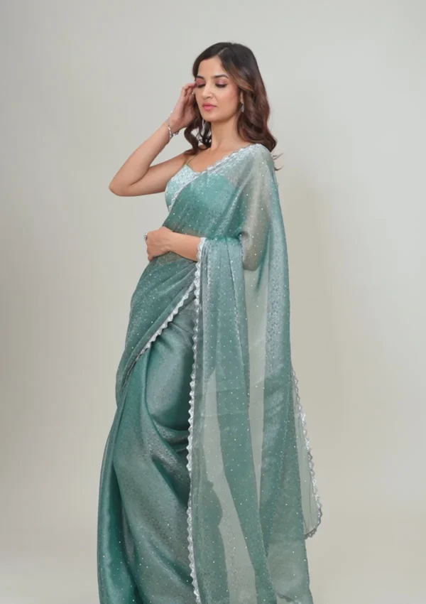 Soft silk saree - Image 2